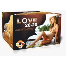 LOVE 20-20 DOTTED CONDOMS